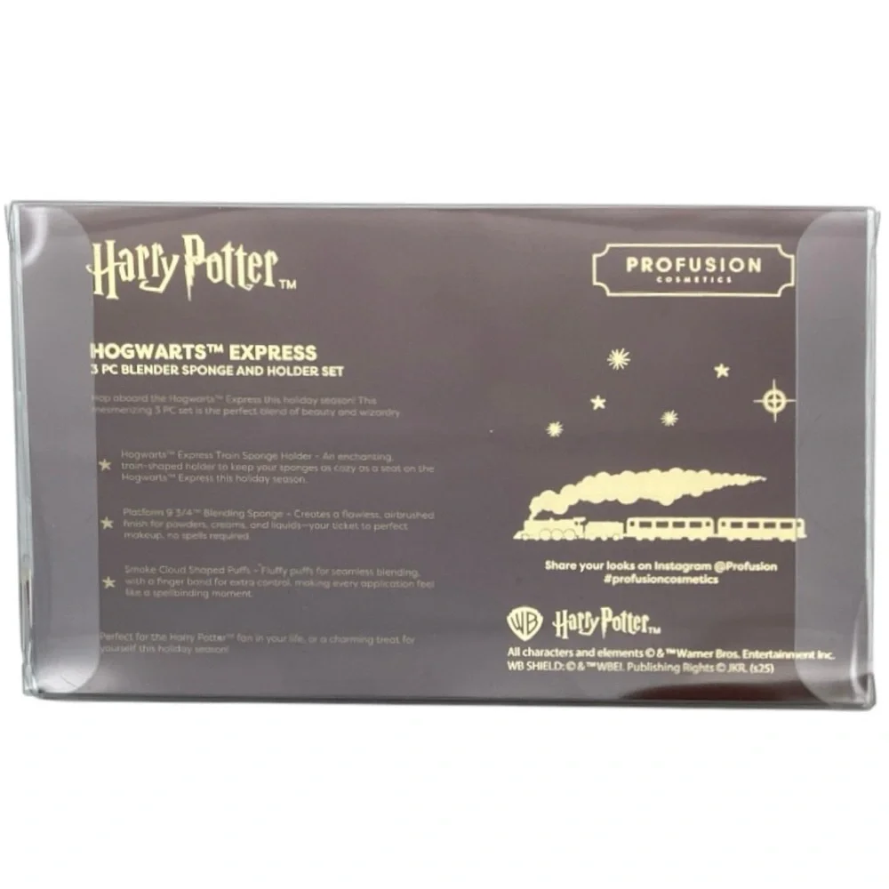 Profusion Cosmetics: Harry Potter Hogwarts Express 3 pc. Sponge and Holder Set